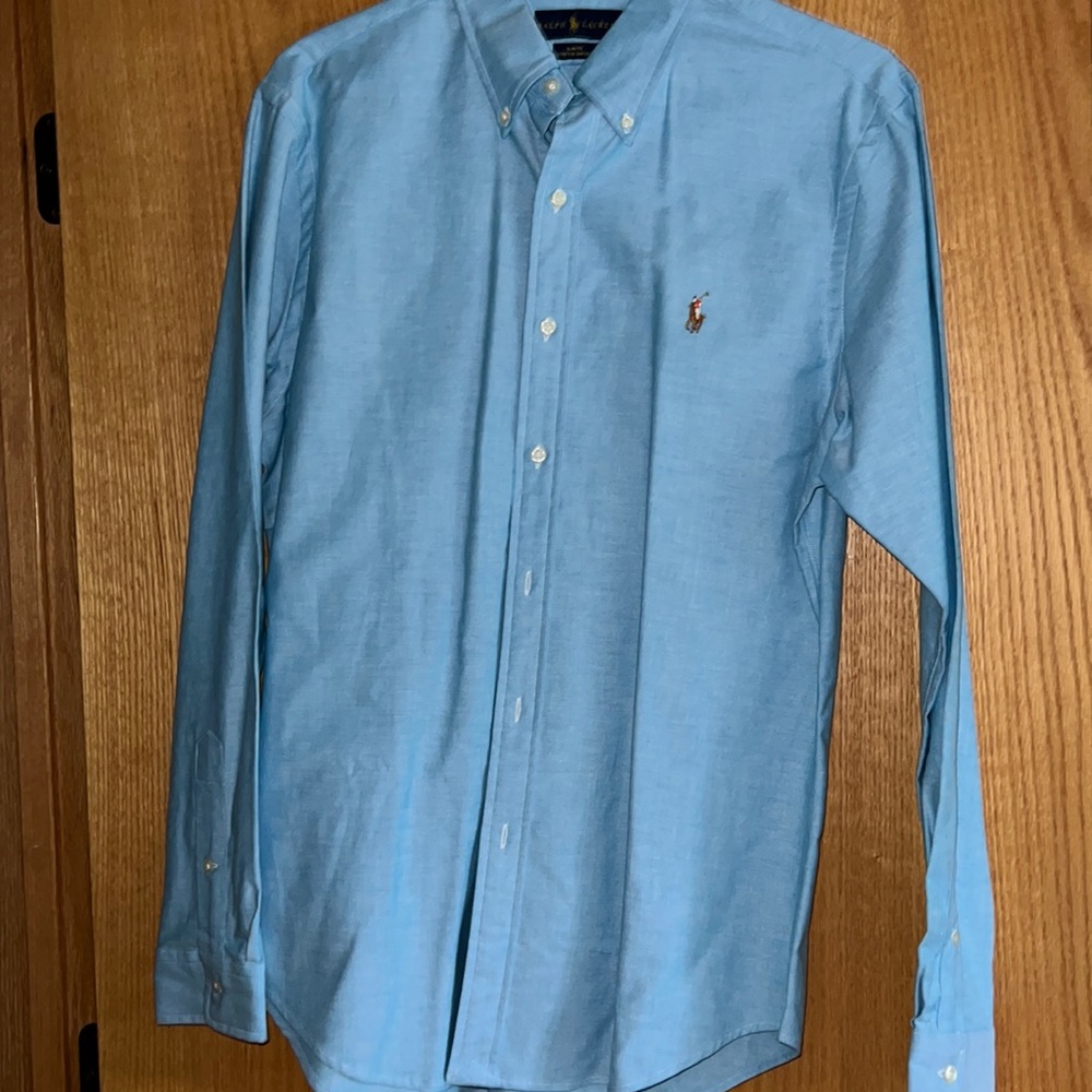 Ralph Lauren Blue Button Down